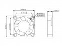 Fan Axial 3007 30x30x7mm 5VDC - 2 Parallel
